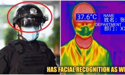 Chinese Police Are Now Wearing Super A.i Helmets That Can Check Temperature Within 5M - World Of Buzz