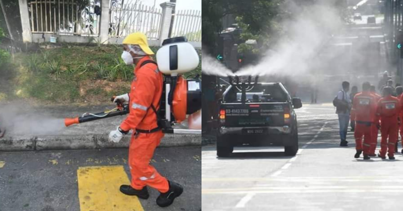 Disinfection Operation Currently Underway In Sri Petaling, Other Areas To Follow - WORLD OF BUZZ