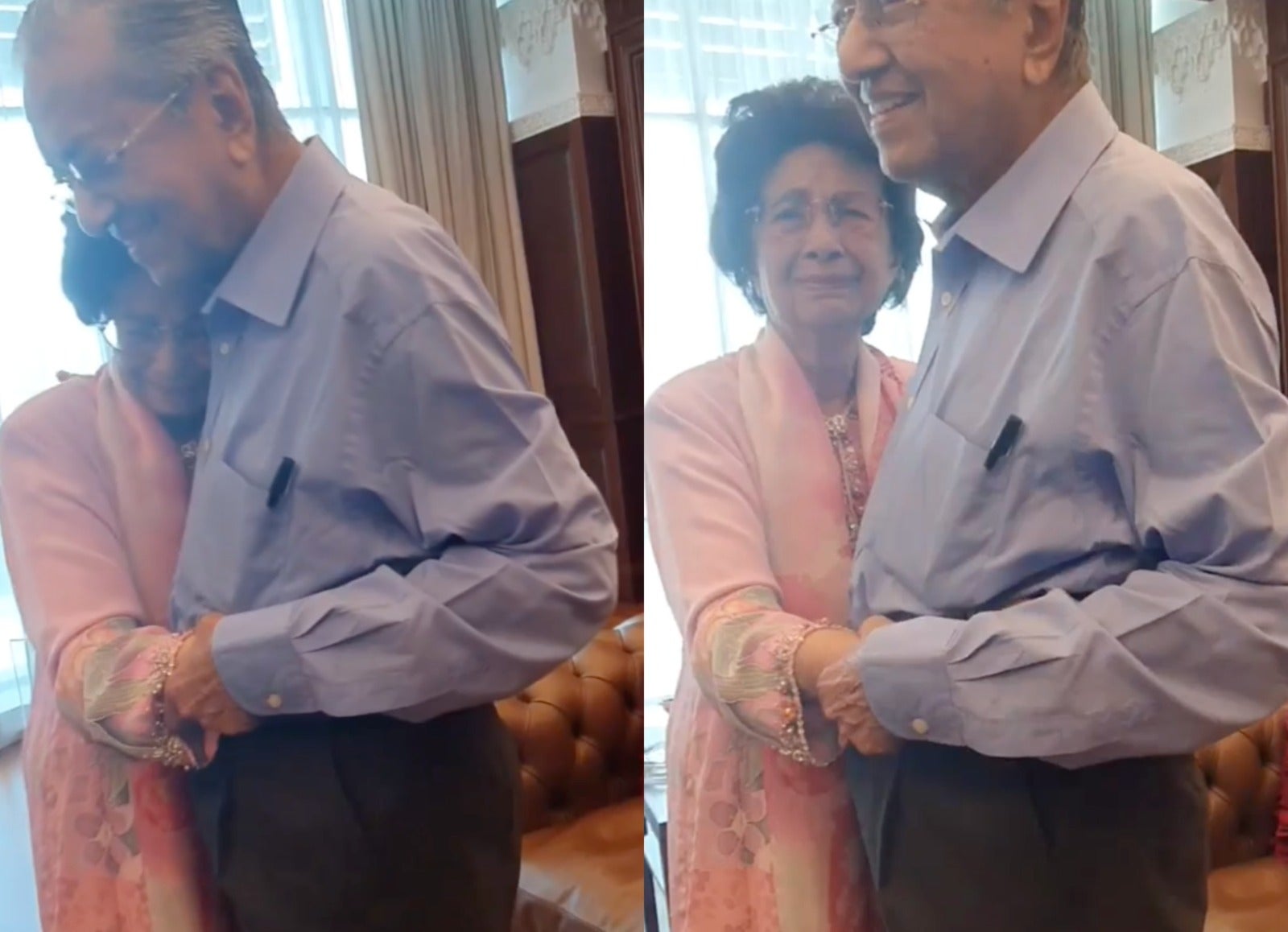 Dr Mahathir Felt Shy When Dr Siti Hasmah Hugged Him - WORLD OF BUZZ 2
