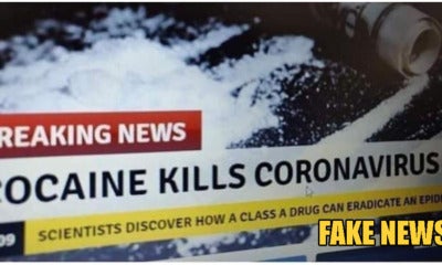 France Government Had To Issue Warning To Citizens That Cocaine Does Not Cure Coronavirus - World Of Buzz