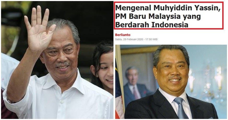 Indonesian Media Claims Muhyiddin Is Technically Indonesian Just One Day After He Becomes PM - WORLD OF BUZZ