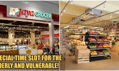 Jaya Grocer Will Have Elderly &Amp; Vulnerable-Only Time Slot For Them To Do Their Grocery Shopping - World Of Buzz