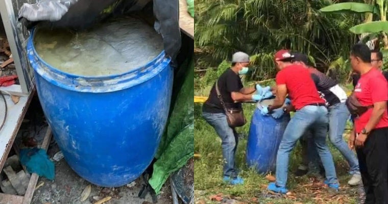 Kedah Man Murdered And Stuffed His Brother Inside A Barrel Filled With Cement - World Of Buzz