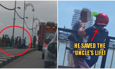 Kind Malay Youth Stops 73Yo Chinese Uncle From Committing Suicide, Proves Unity Exists Among M'Sians - World Of Buzz 2