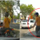 Kind Motorcyclist Did Not Hesitate To Help Old Chinese Grandmother To Cross The Road - World Of Buzz 3