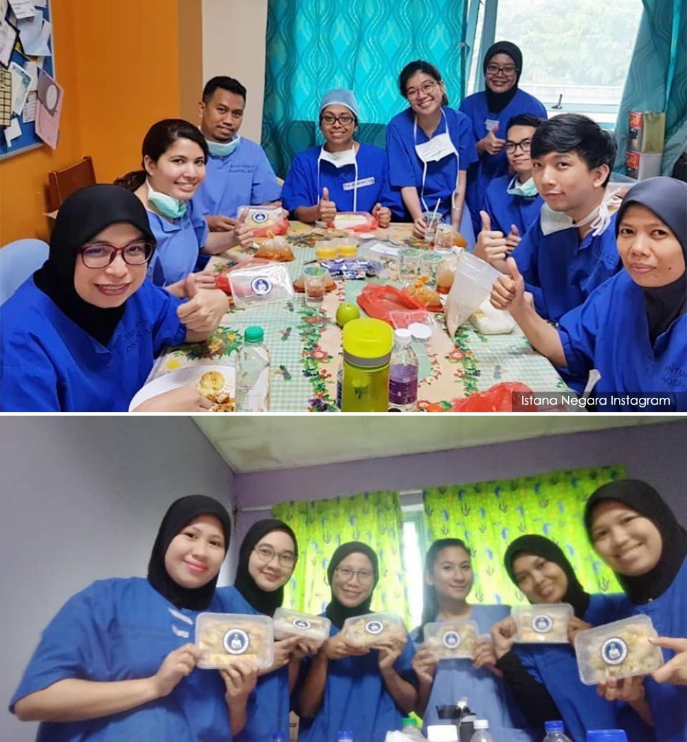Kind Raja Permaisuri Agong Treats Sg Buloh Hospital Covid-19 Medical Team with Homecooked Food - WORLD OF BUZZ 1