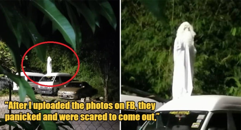 Man Dresses Up As Ghost To Scare His Neighbourhood Youngsters Into Adhering The Mco - World Of Buzz