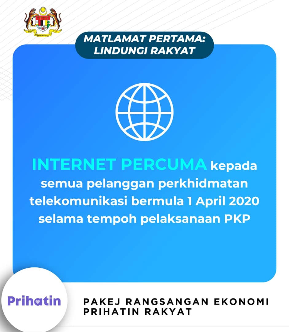 MCO: Free 1GB Data Every Day For Local Telco Users Starting 1st Of April, Roaming Time From 8am to 6pm Daily - WORLD OF BUZZ 3