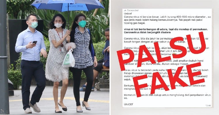 Moh: Stop Sharing These 7 Fake News About Covid-19 That Has Been Going Viral - World Of Buzz