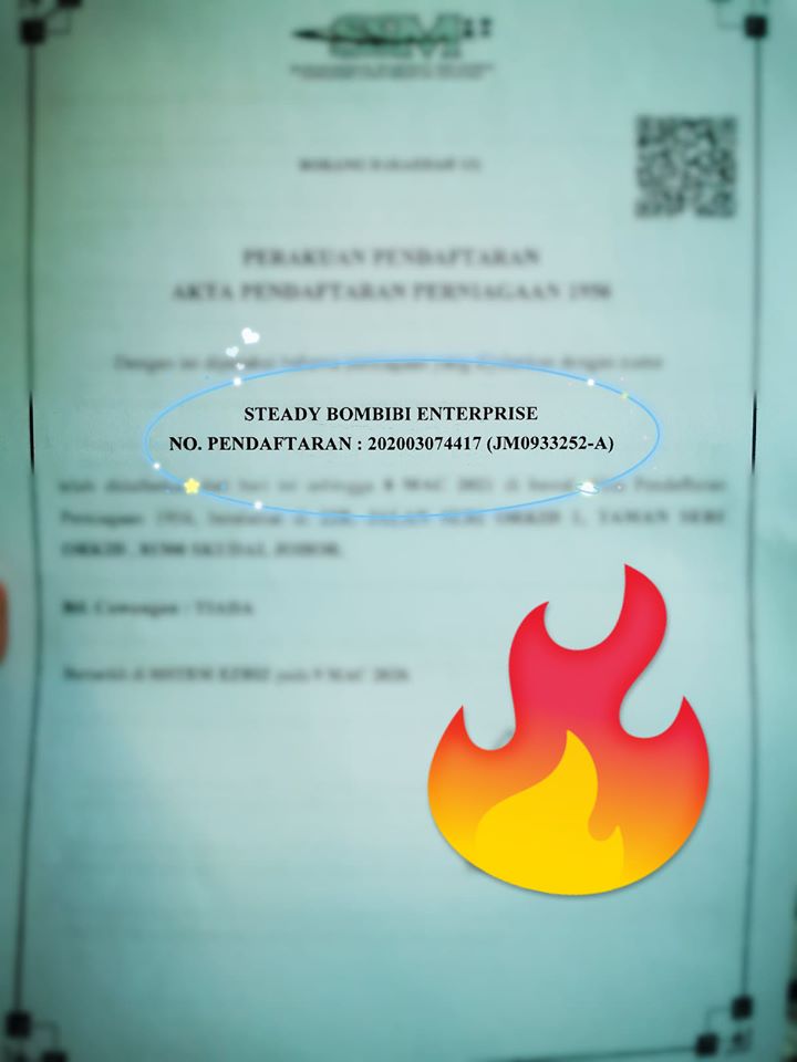 M'sian Woman Shares How She Registered Her Boss' Company As "STEADY BOMBIBI ENTERPRISE" - WORLD OF BUZZ 1