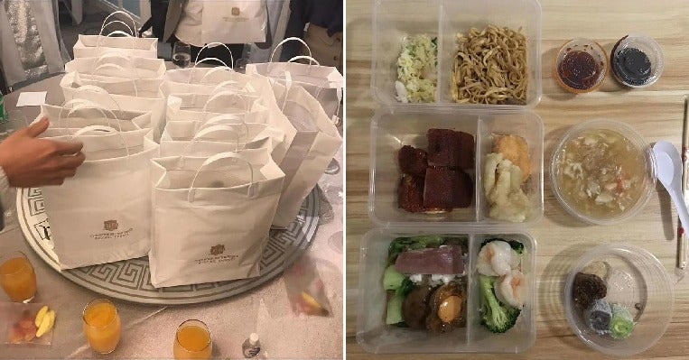 Newlyweds Decide To Give Tapau Bags To Guests At Wedding Banquet To Reduce Covid-19 Risk - World Of Buzz 3