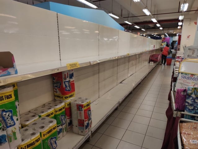 Penangites Start Raiding Supermarkets For Tissue Rolls After Suspsected Coronavirus Case Found In State - World Of Buzz 2