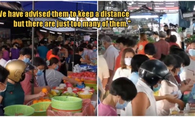 Penangites Are Still Crowding The Wet Market Despite Day Six Into The Movement Control Order - World Of Buzz 1