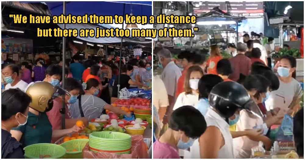 Penangites Are Still Crowding The Wet Market Despite Day Six Into The Movement Control Order - WORLD OF BUZZ 1