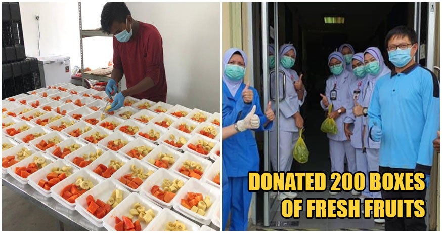 Plantation Owner Donates Over 100KG of Packed Fruits To Front-line Authorities To Show Gratitude - WORLD OF BUZZ 3