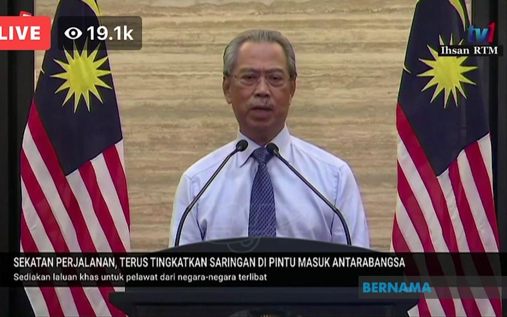 Pm Muhyiddin: All Formal, Religious, Sports And Social Events Be Postponed Till 30 April 2020 - World Of Buzz
