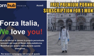 Pornhub Is Offering Free Premium Subscription To All Italians Under Covid-19 Quarantine For 1 Month - World Of Buzz 2