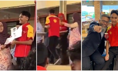 Puchong Boy Gets Dared To Wear Shell T-Shirt To Take Spm Results, Meets Shell'S Big Boss The Day After - World Of Buzz