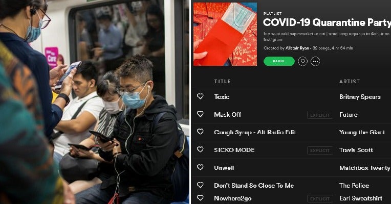 Someone Created a Covid-19 Quarantine Party Playlist On Spotify & The Songs Are a Bop! - WORLD OF BUZZ 3