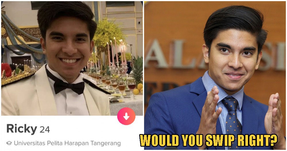 Syed Saddiq's Picture Was Used In A Fake Tinder Profile And He Actually Responded - WORLD OF BUZZ 1