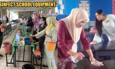 Teachers From A Sabah Primary School Launches Disinfection Programme To Protect Their Students - World Of Buzz 4