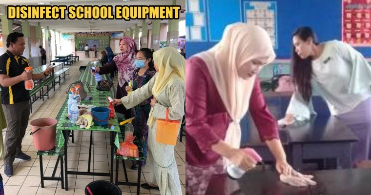 Teachers From A Sabah Primary School Launches Disinfection Programme To Protect Their Students - World Of Buzz 4