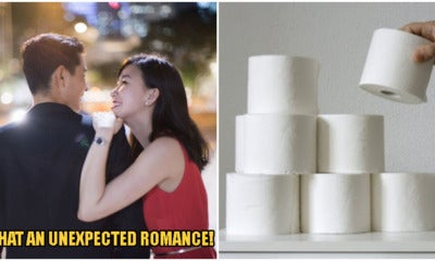 This Couple Are Going On A Date After She Offered Him Some Toilet Paper Rolls - World Of Buzz 1