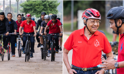Tun Mahathir Goes Cycling In Putrajaya To Keep Fit - World Of Buzz 3