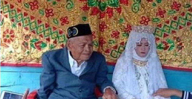 Video: 103yo Elderly Man Impregnates & Marries 27yo Woman, Because Love Really Is Blind - WORLD OF BUZZ 1