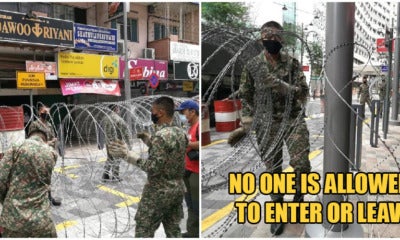 2 More Buildings In Kl Now On Lockdown, All Entrances Guarded With Barbed Wire By Army &Amp; Pdrm - World Of Buzz