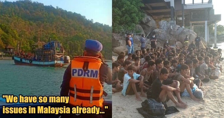 250 rohingya refugees docked at langkawi this morning netizens extremely angry world of buzz 1