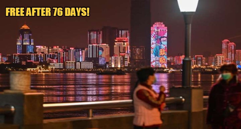 Wuhan Celebrates Freedom With A Light Show As Government Uplifts 11 Week Lock Down - World Of Buzz