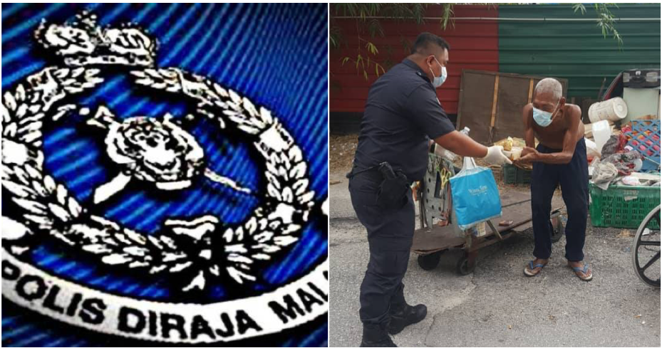 Abang Police Brickfields Gave His Food Away To Feed The Homeless. Thank You! - World Of Buzz 1