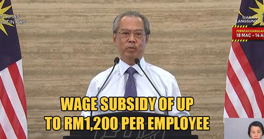 BREAKING: SMEs To Receive New Wage Subsidy Program of Up To RM1,200 Per Employee, Says PM - WORLD OF BUZZ