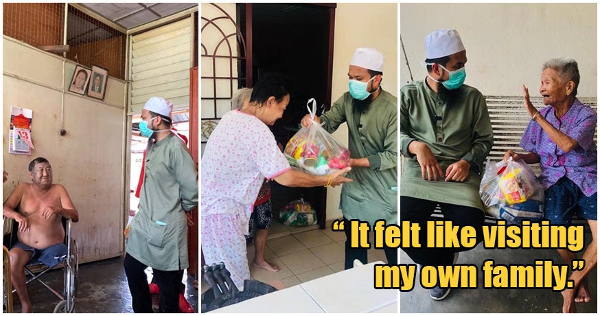 Charitable Ustaz Donates Essential Food Items To Elderly Chinese Uncles & Aunties During MCO - WORLD OF BUZZ 8