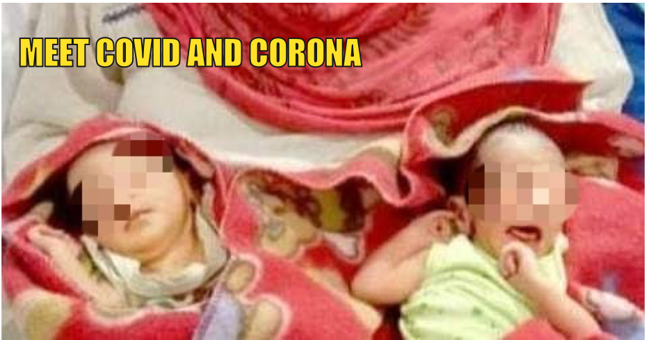 Corona And Covid Are Names Given Newborn Twins By Their Parents - World Of Buzz 2