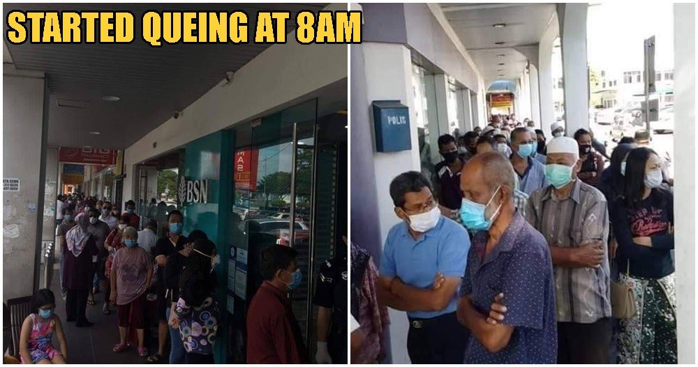 Crowds Of M'sians Seen Queuing Up, Not Practicing Social Distancing As BPN Govt Fund Set To Go Out Today - WORLD OF BUZZ 4