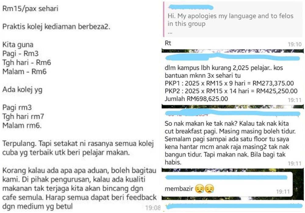 Malaysian University Student Complains About Quality of Free Food Given, Netizens Outraged - WORLD OF BUZZ 4