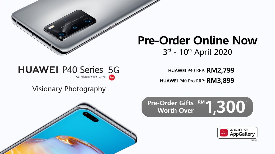 M'sians Can Now Pre-Order The NEW HUAWEI P40 & More ONLINE + Get RM1.3K Worth Of FREE Gifts! - WORLD OF BUZZ 2