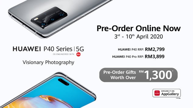 M'sians Can Now Pre-Order The New Huawei P40 &Amp; More Online + Get Rm1.3K Worth Of Free Gifts! - World Of Buzz 2
