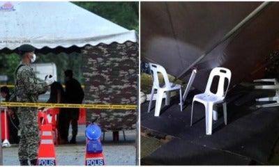 Pdrm Officer Left Severely Injured In The Head After Mco Roadblock Tent Collapses - World Of Buzz 2