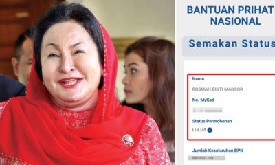 Rosmah Is Eligible To Receive Rm800 As Financial Aid From Govt According To Bpn Website - World Of Buzz 2