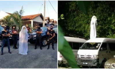 Terengganu &Quot;Ghost&Quot; Man Gets Appreciation From Pdrm For Making Sure People Obey Mco - World Of Buzz