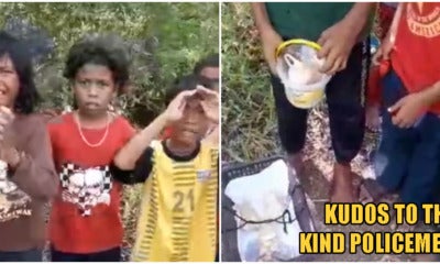 Watch: M'Sian Police Scold Kids For Disobeying Mco, Helps Them By Buying Their Products - World Of Buzz 2