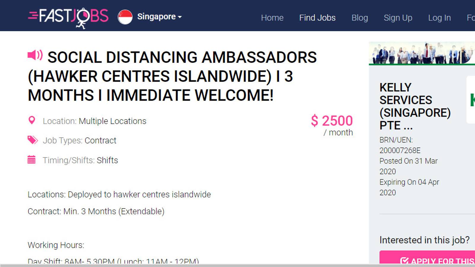 You Can Get Paid Up To Rm 7,624 To Be A 'Social Distancing Ambassador' In Sg Hawker Centres - World Of Buzz 2