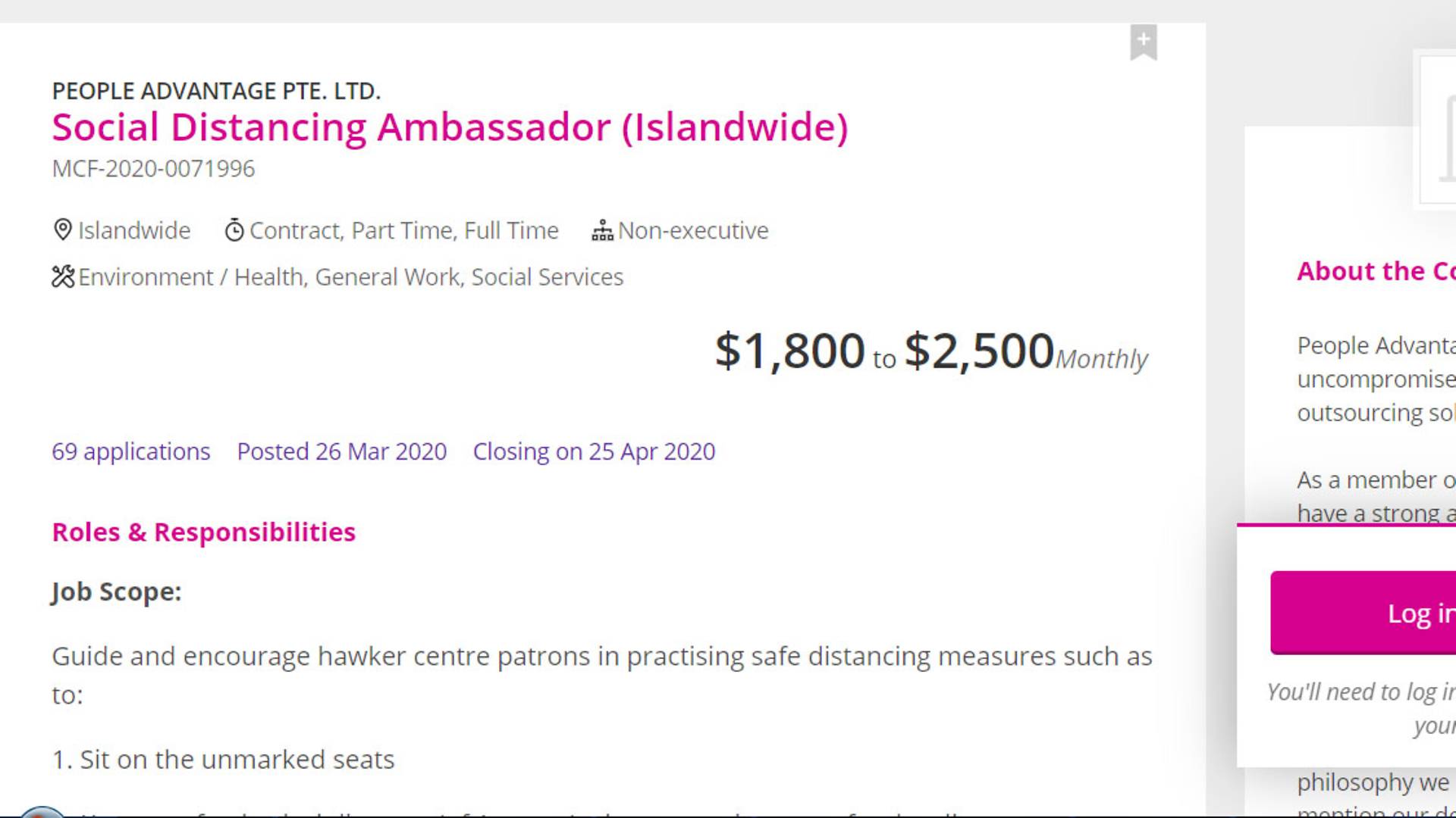 You Can Get Paid Up To Rm 7,624 To Be A 'Social Distancing Ambassador' In Sg Hawker Centres - World Of Buzz 3
