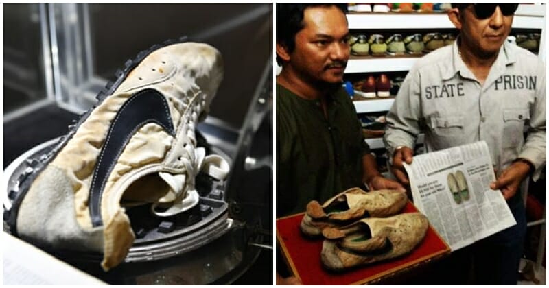 kelantanese man is owner to rare pair of nike moon shoes which costs rm1 8mil world of buzz 2