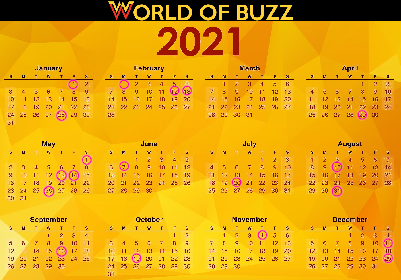 Ready For 2020 To Be Over Here S The 2021 Long Weekend Calendar So You Can Start Planning World Of Buzz