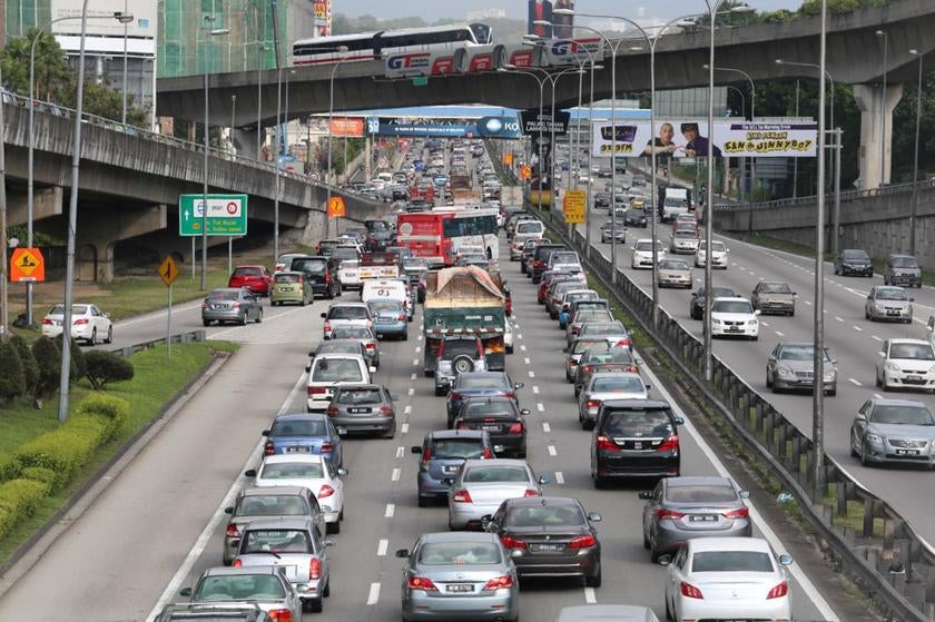 malaysia traffic highway 1