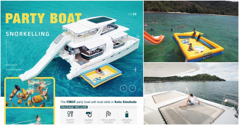 You Can Rent A Party Boat That Comes With A Slide Right Here In Malaysia World Of Buzz